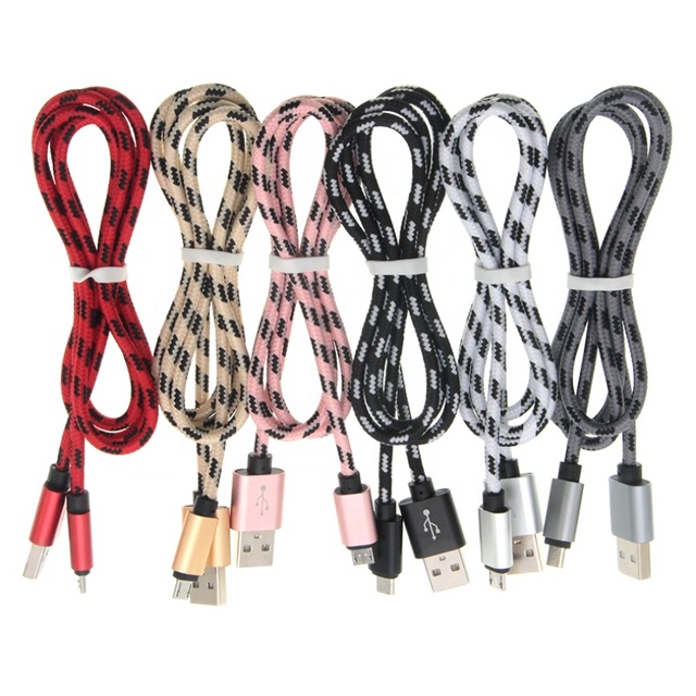 Nylon USB Charger Cable 3m for iPhone 6 7 8 Plus 14 12 11 13 Pro XS Max X XR iPad 10ft Phone Charge Wire Fast Charging Data Cord