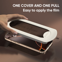Protection d'écran en verre trempé anti-espion anti-poussière avec kit d'installation facile pour iPhone 12 13 14 15 16 17 18 Pro Max Plus