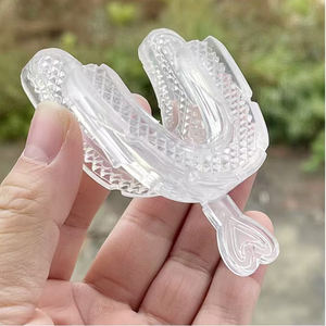 Aides au sommeil réglables Garde de <span class=keywords><strong>nuit</strong></span> Soulager le ronflement Anti-ronflement Protège-dents Meulage de dents Embout buccal Dispositif de bruxisme - Product Image 6