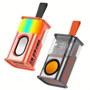 Bass Loudspeaker Subwoofer TWS Armor Party Speaker RGB <b>Light</b> Mecha Portable <b>Wireless</b> Speaker - Product Image 5
