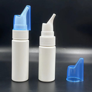 Botellas de Plástico PE para Uso Farmacéutico, Atomizador Nasal y de Garganta, 30ml 50ml 70ml 100ml, Botella con Boquilla Larga para Limpiador Nasal - Product Image 1