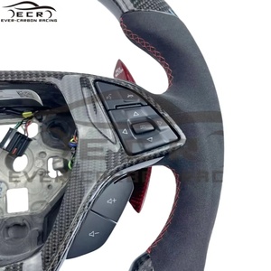 Volant de voiture Ever-Carbon Racing ECR Hotsell au <span class=keywords><strong>prix</strong></span> d'usine pour Chevrolet <span class=keywords><strong>Corvette</strong></span> C7, volant en fibre de carbone - Product Image 3