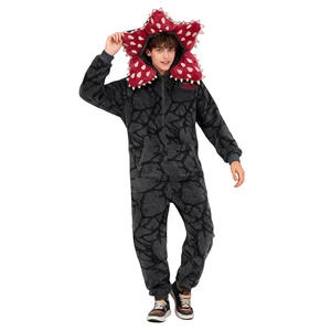 Pijama de Navidad Stranger Echo con Diseño de Plantas, Mono para Adultos, Tela de Franela Acogedora, para Fiestas Navideñas, Mono Suave, Disfraces de Películas y Series de TV - Product Image 4