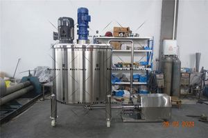 Tanque de mezcla de detergente de acero inoxidable de 8000L con cojinete de Motor de engranaje agitador para lavadora para procesamiento de productos químicos - Product Image 2