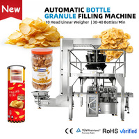 Machine de remplissage automatique multi-têtes (10 têtes) pour snacks soufflés, chips de tomate, de plantain et de pomme de terre