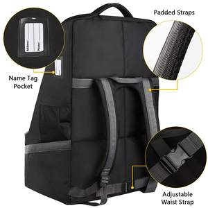 Mochila de Viaje Acolchada para Asiento de Coche, Mochila Grande y Resistente para Asientos de Coche, Bolsa de Transporte para Asiento de Coche para Control de Equipaje en Aeropuertos - Product Image 3