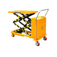 Table élévatrice à flèche électrique JICHUAN - Élévateur de moteur mobile avec taille réglable 750x500x50mm-1200x610x50mm