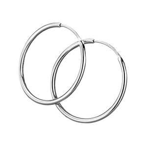 Boucles d'oreilles 18KHOOP transfrontalières européennes et américaines, luxe léger pour femmes, boucles d'oreilles classiques haut de gamme à bobine inductrice - Product Image 5