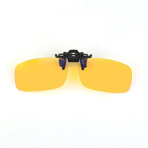 Pinces rondes carrées verres jaunes verres bloquant la lumière verte et la lumière bleue verres transparents verres anti-fatigue <span class=keywords><strong>lunettes</strong></span> d'aide au sommeil - Product Image 1