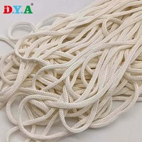 Cordon de papier rond tressé personnalisé de haute qualité de 4mm de diamètre pour la décoration d'emballage cadeau de corde de sac en papier à main