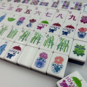 Luxury Four-layer purple Portable High-quality TOGYE Acrylic <b>Mahjong</b> <b>Set</b>, Perfect As a Gift. Gemma <b>Mahjong</b> <b>Set</b>. - Product Image 5