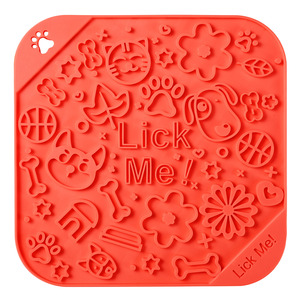 Eco-Friendly Non-slip Pet Silicone Slow Feeder Food Mat for Pet Christmas Silicone Licking Mat - Product Image 1