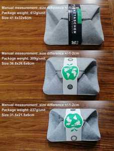 <b>Drawer</b> Organizers Bins Felt Storage Felt Fabric Storage Box Set - Product Image 6