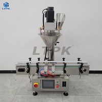 Machine de remplissage automatique à vis de remplissage de poudre de tarière de bureau personnalisée pour lait, épices, poivre, café, protéines, canettes de poudre, bouteilles, bocaux