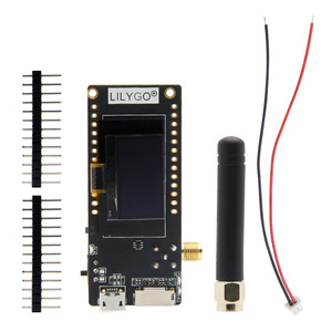 Module sans fil ESP-32 SMA LILYGO <span class=keywords><strong>TTGO</strong></span> <span class=keywords><strong>LoRa32</strong></span> V2.1_1.6 Version 433/868/915Mhz <span class=keywords><strong>ESP32</strong></span> LoRa OLED 0.96 pouces avec carte SD et WIFI - Product Image 1