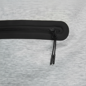 เสื้อสเวตเชิ้ตสตรีทแวร์ผ้าหนา GSM สำหรับผู้ชาย ผลิตตามสั่ง คุณภาพสูง ซิปครึ่งตัว ผ้าฟลีซเทคโนโลยี - Product Image 1