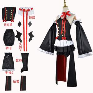 Costume de cosplay <span class=keywords><strong>Seraph</strong></span> <span class=keywords><strong>of</strong></span> <span class=keywords><strong>the</strong></span> <span class=keywords><strong>End</strong></span> Owari No <span class=keywords><strong>Seraph</strong></span> Krul Tepes, uniforme, perruque, cosplay <span class=keywords><strong>anime</strong></span>, sorcière, vampire, costume d'Halloween pour femmes - Product Image 4