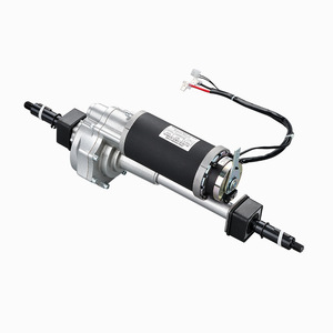 มอเตอร์เกียร์แบบแปรงถ่าน DC 24V 180W 250W เพลาเฟืองท้ายพร้อมมอเตอร์ฉุดสำหรับรถ<span class=keywords><strong>สามล้อ</strong></span>ไฟฟ้ารถเข็นสกู๊ตเตอร์เคลื่อนที่ได้ - Product Image 1