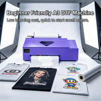 Imprimante DTF numérique A3 ZYJJ, Impresora DTF 30cm XP600, imprimante à feuilles pour t-shirts avec four à transfert thermique