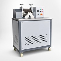 Kunststoff-Pelletiermaschine Labor-Zweiwalzenmühle PVC PE PP Compound-Misch- und Granuliermaschine mit Elektrischer Heizung CE ISO