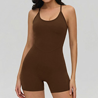 Nieuw binnen 2026 Active Wear Dames Verstelbare Bandjes Dames Eén-delige Fitness Yoga Gym Workout Jumpsuit