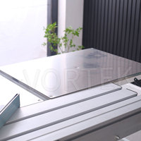 Scie à table circulaire horizontale portable Vortek, multifonctionnelle, sans poussière, petite scie à panneaux de bois, machine à découper le bois