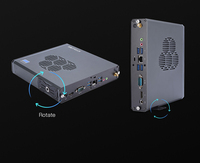 New OEM Vesa Mount NUC Mini PC Core I7 8 Core 2*DDR4 M.2 SATA 6USB Windows 11/Linux OS Desktop Computer Home Office Business