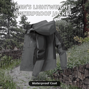 Chaqueta Impermeable Ligera Unisex Acolchada con Capucha para Senderismo al Aire Libre, Prenda Casual de Invierno Teñida, No Tejida - Product Image 2