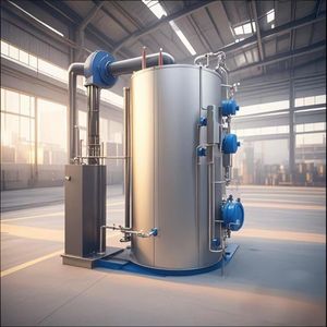Chaudière à vapeur verticale basse pression à tubes d'eau pour biomasse, à <span class=keywords><strong>granulés</strong></span> et copeaux, pour brûlage <span class=keywords><strong>mixte</strong></span> industriel de charbon, déchets et <span class=keywords><strong>bois</strong></span> - Product Image 1