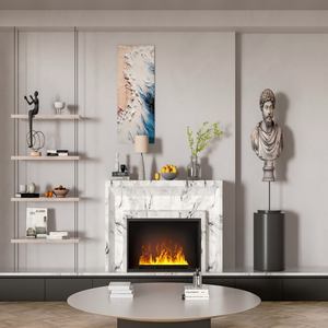 Inno-Fire <span class=keywords><strong>Chimenea</strong></span> Eléctrica Decorativa con Llama <span class=keywords><strong>LED</strong></span> 3D de 60 Pulgadas, Humidificador, <span class=keywords><strong>Sin</strong></span> Calefacción - Product Image 1