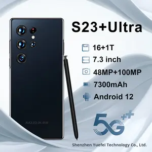 <span class=keywords><strong>S23</strong></span>โทรศัพท์แบบข้ามพรมแดนสำหรับการค้าต่างประเทศขายดีอุปกรณ์ทรูเมมโมรีความละเอียดสูง16 + 1T 4K หน้าจอ OLED 120Hz 65W - Product Image 4