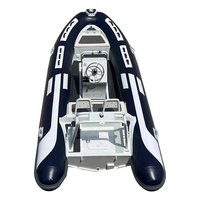 Vente flash - Bateau semi-rigide en fibre de verre/aluminium RIB 480 16 pieds - Bateaux pneumatiques Hypalon/PVC