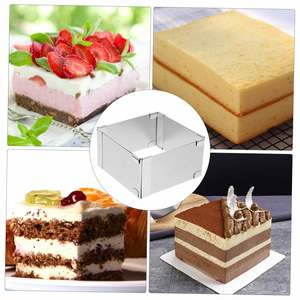 Mousse <b>Cutter</b> Stainless Steel Cake <b>Ring</b> Cake Mold Metal Pastry Mould Dessert <b>Ring</b> Baking Tool for Home Kitchen Diy Pastry - Product Image 1