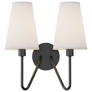 Lampe murale à double tête de style asiatique, corps en fer, abat-jour blanc, ampoule LED E27, commande par interrupteur, pour la décoration de la chambre à coucher et du couloir - Product Image 5