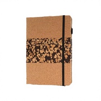 Carnet de voyage à couverture rigide en cuir PU recyclé avec logo 2026, reliure spirale, 80 feuilles, coffret cadeau avec stylo