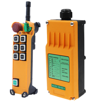 Control remoto de radio inteligente industrial con 6 botones de una sola velocidad, grúa puente, venta al por mayor de fábrica de 2017