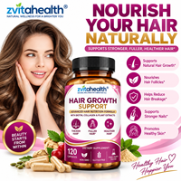Produits de beauté pour la croissance des cheveux naturels en marque privée, capsules riches en biotine, multivitamines, minéraux, acide folique, collagène pour adultes