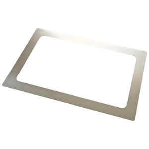 Accessoire de réduction de trou large pour cuisinière à gaz, plaque en acier inoxydable avec support, compatible avec les plaques de cuisson à gaz - Product Image 1