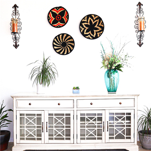 Assiette UN Suspendre En Jonc De Mer Décoration Murale Couleur <span class=keywords><strong>Du</strong></span> Panier Accessoires Muraux Salle Bain Supplier Dinterieur - Product Image 5