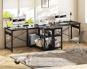 L a forma di scrivania del Computer 40 pollici piccolo angolo scaffali di stoccaggio per PC reversibile scrivania da gioco camera da letto scrittura moderna - Product Image 4