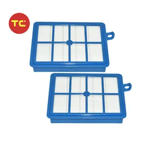 Filtre à vide réutilisable H13 et filtre en coton pour moteur, adapté à Philips olux AEG EFH12W AEF12W FC8031 EL012W FC9080 FC9088