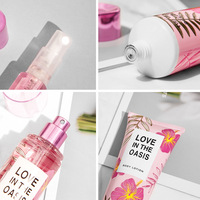 Set Kotak Hadiah Parfum Perjalanan Wanita Diskon Besar 15Ml Parfum 150Ml Kabut Tubuh 120Ml Losion Tubuh 3 Buah/1Set