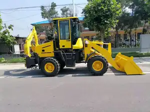 Máy móc xây dựng 4x4 trở lại hoe loader retroexcacacadora DIESEL Trung Quốc bánh xe mini máy xúc backhoe loader