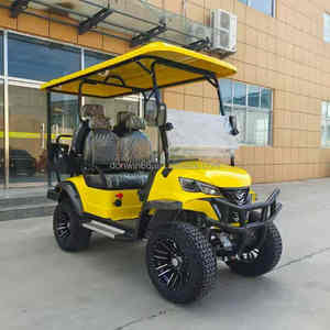 스타 호텔 럭셔리 골프 카트 정품 가죽 시트 VIP 이벤트 셔틀 보증 사용자 정의 - Product Image 4