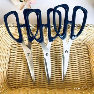 Tijeras de cuero para el hogar, tijeras para tela, tijeras de costura, tijeras para cortar papel hechas a mano, azules, 1 yuan, 2 yuan. - Product Image 5