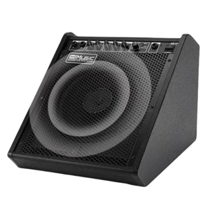 Amplificateur de basson Coolmusic 100 watts DM100 avec égaliseur 3 bandes et entrée USB pour clavier et haut-parleur - Product Image 1