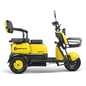 Motocicleta Eléctrica de Tres Ruedas SIGOTECH de Alta Calidad, Batería de 60V 20Ah, Baja Velocidad, <span class=keywords><strong>Triciclo</strong></span> Eléctrico de 1000W para Adultos - Product Image 2
