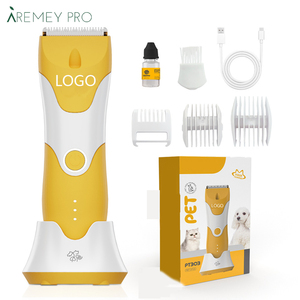 Cortapelos inalámbrico recargable profesional para mascotas, cortapelos para perros bastante eléctrico, Kit de aseo para gatos con luz Lcd para mascotas - Product Image 1