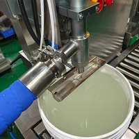 Máquina de Llenado y Pesaje Semiautomática de Alta Calidad de 15 kg y 25 kg para Aceite, Detergente y Jabón Líquido