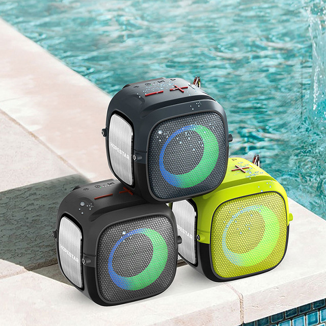 80W High Power Bofer Speaker Floor Standing Outdoor Loud Subwoofer Audio Mini Speakers Blue Tooth Wireless With Microphone